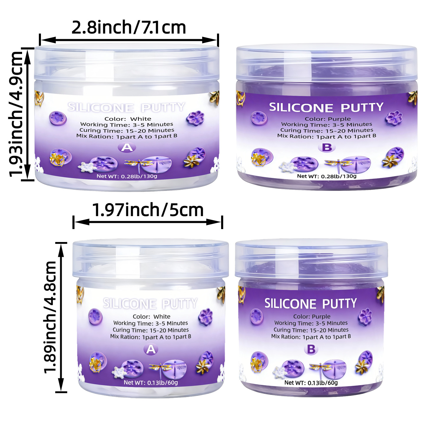 Resin Craft Kit - Siliconenkit - Flexibele siliconen malmaakset voor