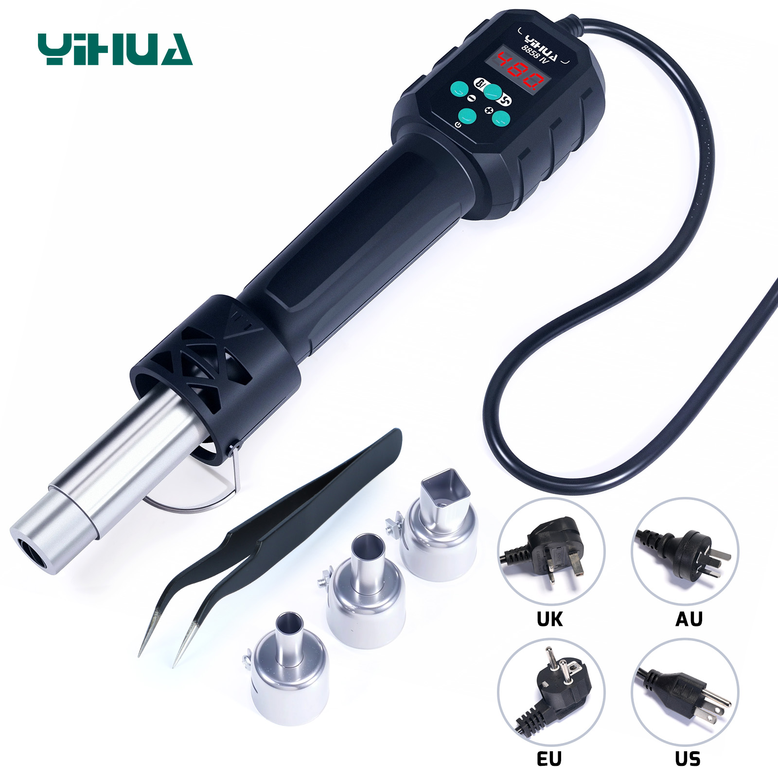 Heat Gun Small - YIHUA Heteluchtpistool Temperatuur Verstelbare 8858-IV 700W