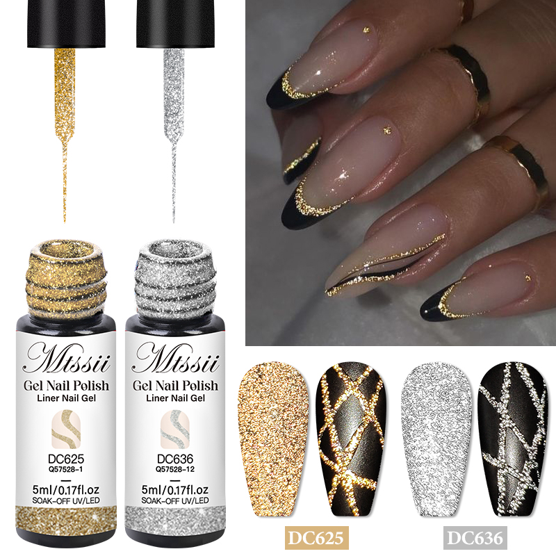 Resin Glitter Pack - 2/4/6 Stuks Reflecterende Glitter Liner Gel