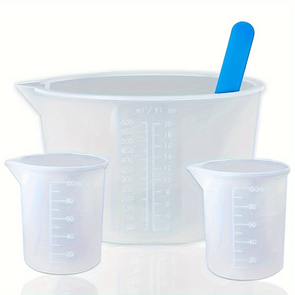 Mixing Cup Silicone - Siliconen maatbekers, harsbenodigdheden met 600 ml/20