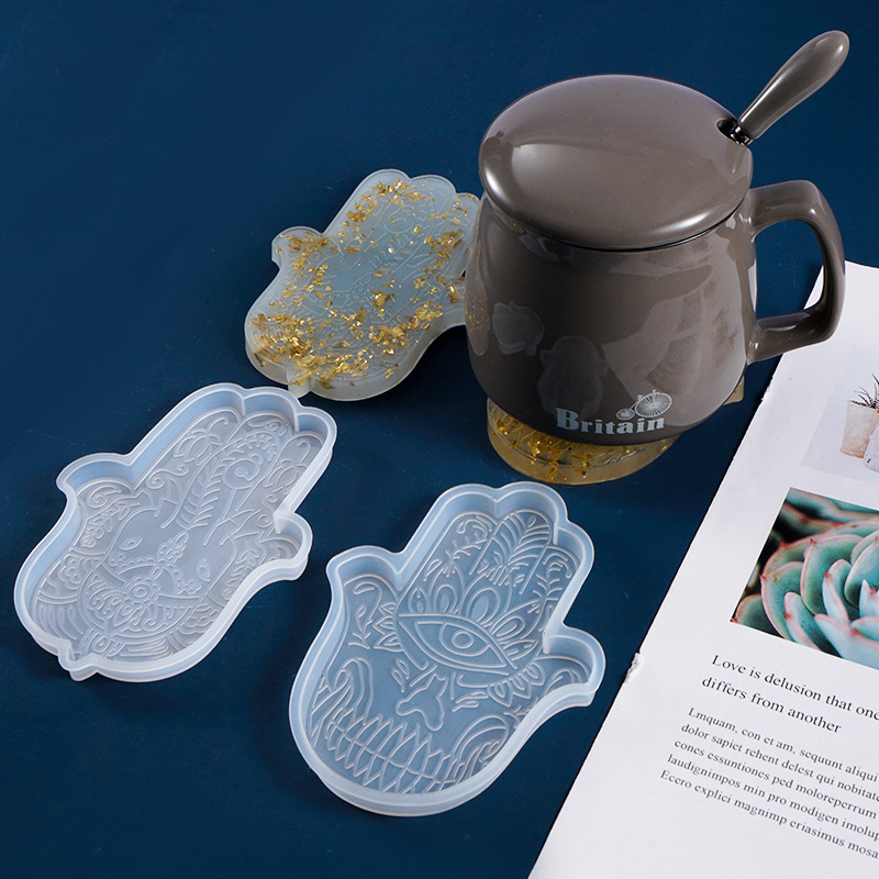 Silicone Mold Tray - 1 Pcs Diy Coaster Hand Van