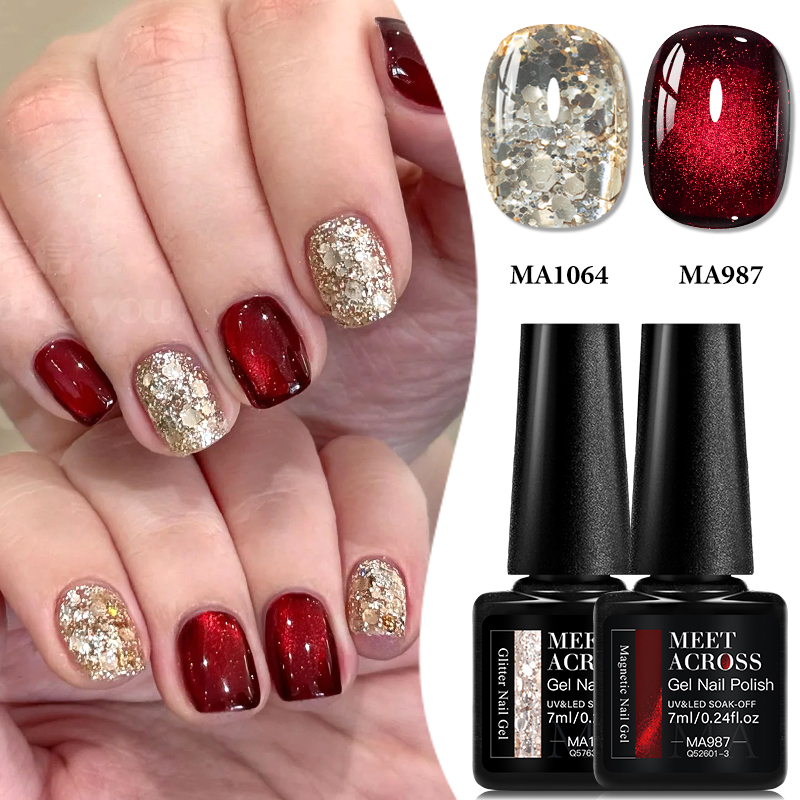 Resin Glitter Pack - 2-delige magnetische gel & glitter gel