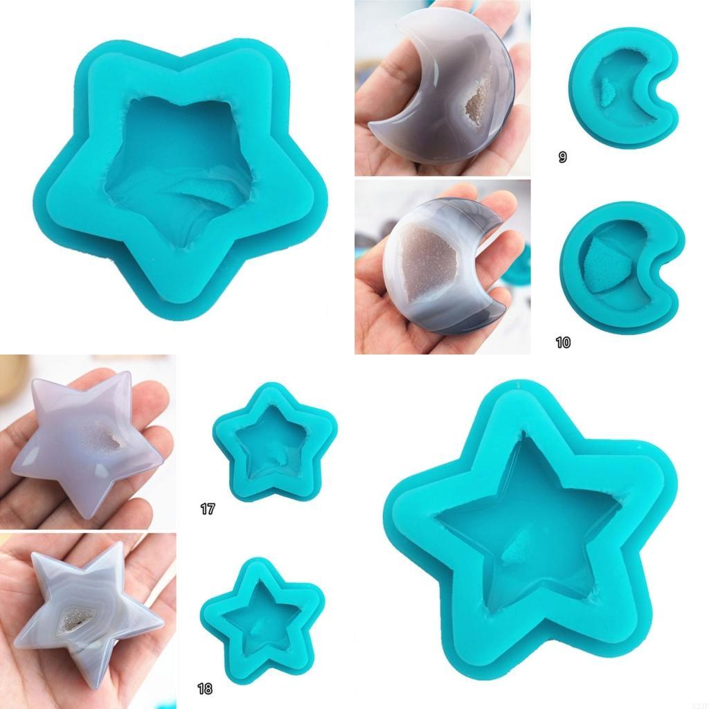 Geode Mold Silicone - Edelsteen siliconen mallen Rock Cluster schimmel