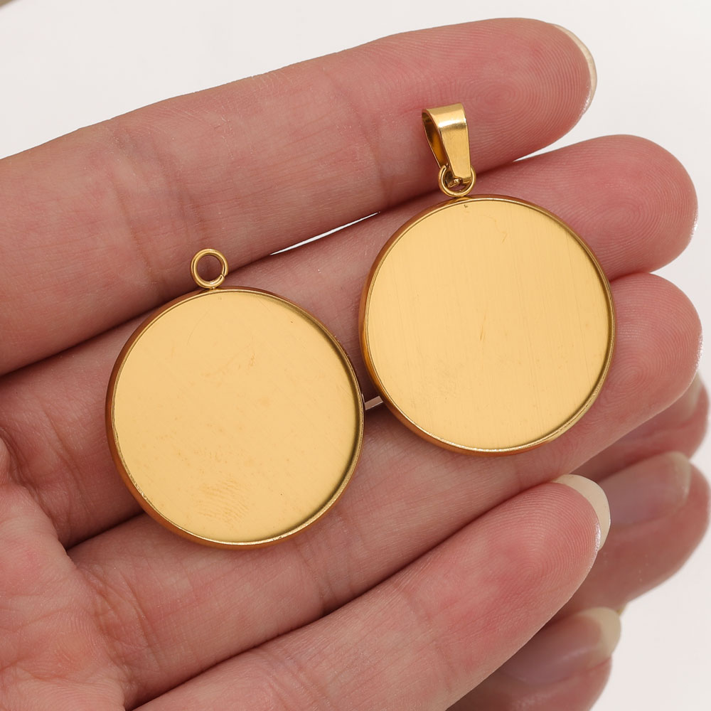 Resin Craft Projects - 10st roestvrij staal gouden hangers hars