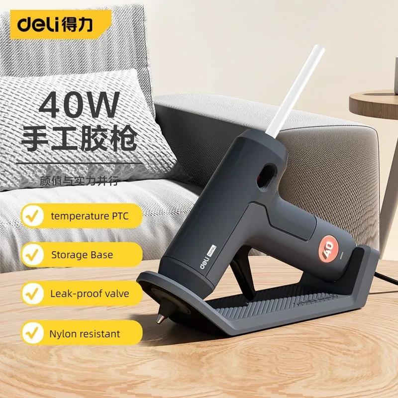 Heat Gun Small - Deli 40W Hot Melt Lijmpistool Met