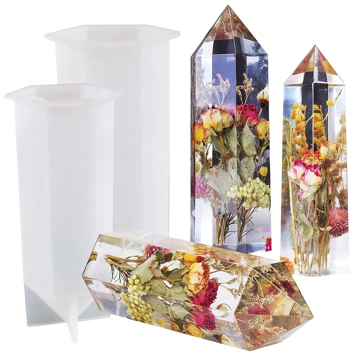 Flower Preservation Resin - 1 Stuks Kristallen Toren Hars Siliconen