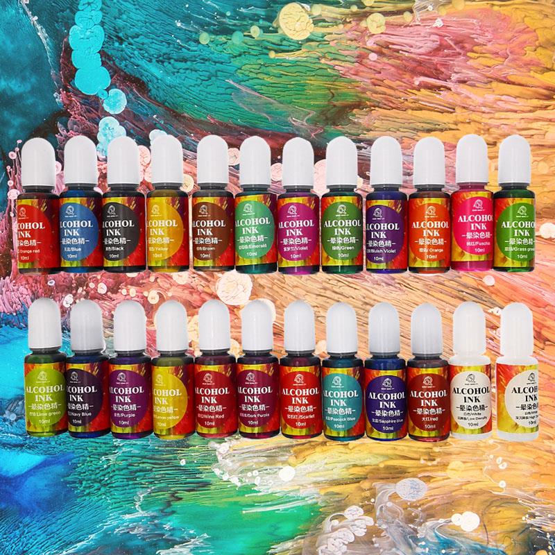 Resin Dye Alcohol - 24 Kleur 10 ml Art Inkt