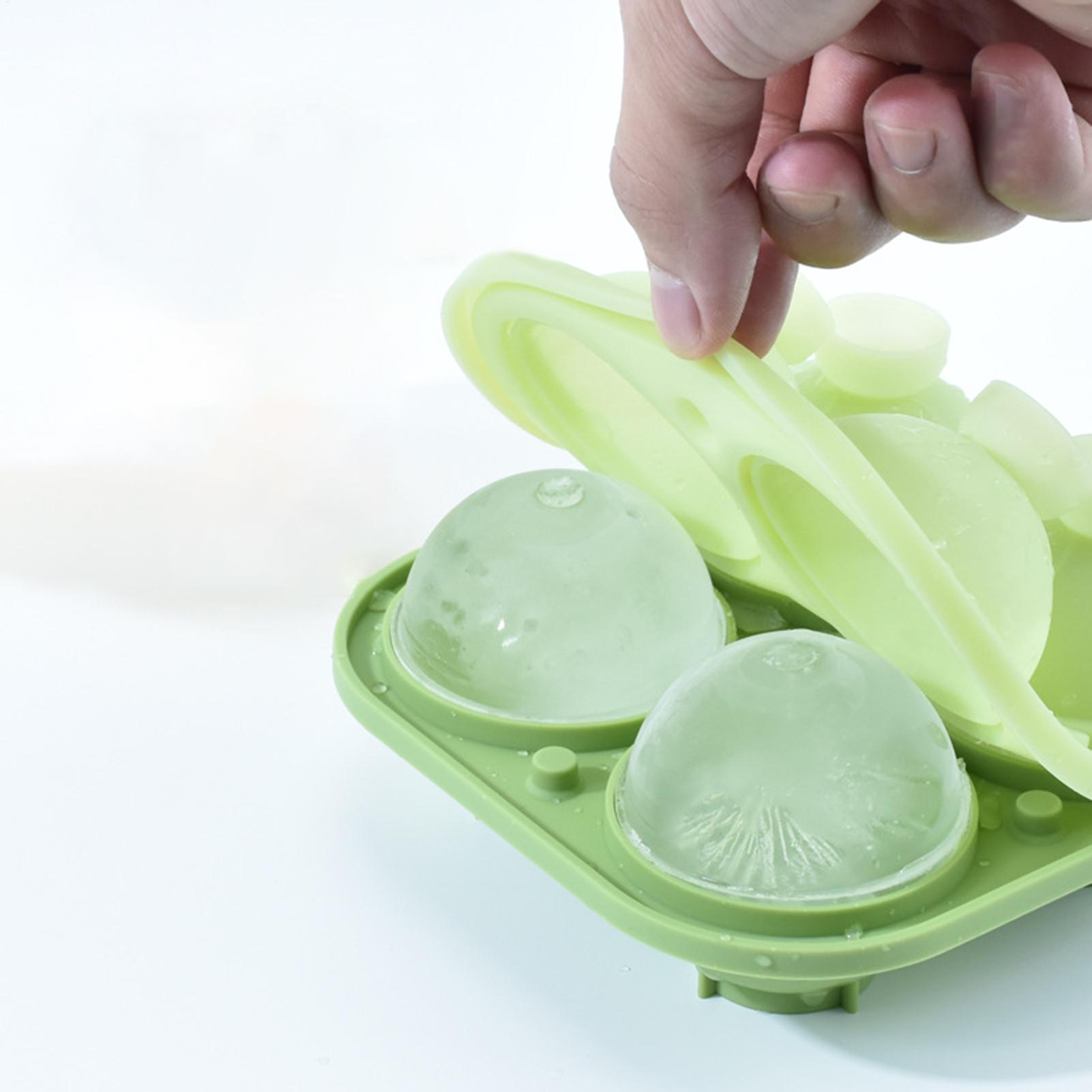 Serving Tray Mold - Bol-ijsvorm Siliconen ijsblokbakje voor ballen Stapelbaar