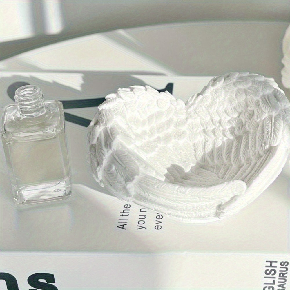 Resin Craft Ideas - 1pc Angel Wing Heart siliconen mal