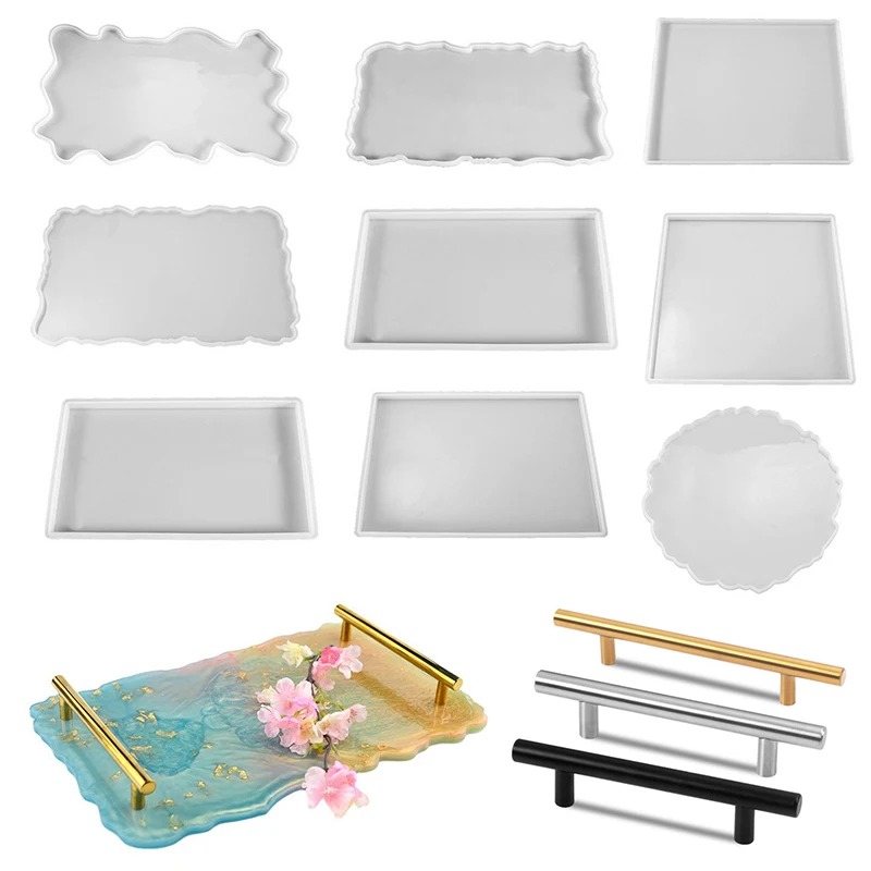 Silicone Mold Tray - Lade Epoxyhars Siliconen Mal DIY Grote