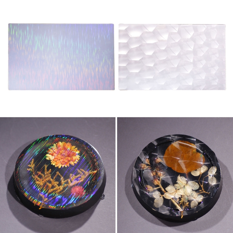 Resin Ocean Wave Mold - Holografische Siliconen Inlay Regenboog-Raam Film Holografische