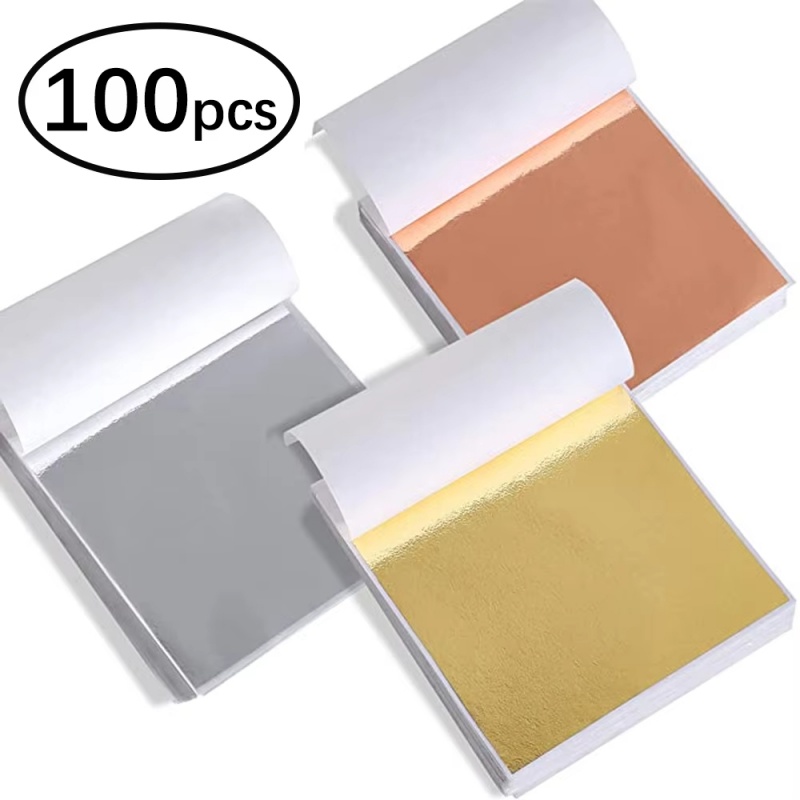 Gold Foil Flakes - 100 stuks Imitatie Goud Zilver Koperfolie