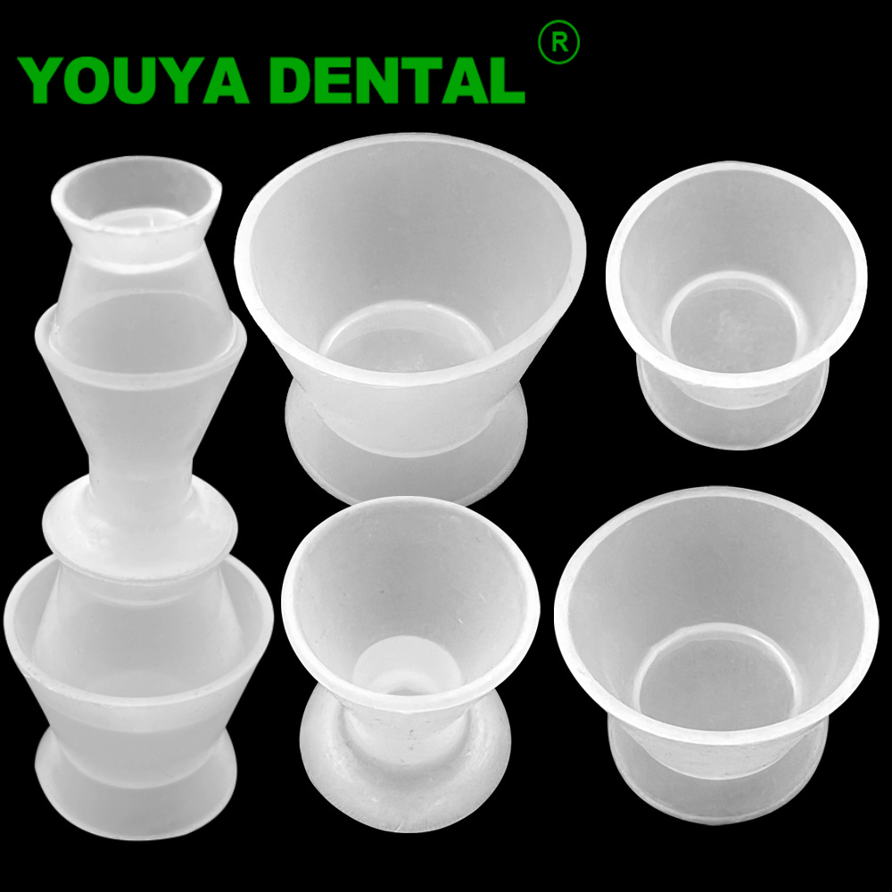 Mixing Cup Silicone - 4 Stks/set Tandheelkundige Mengkom Tandheelkunde Siliconenrubber