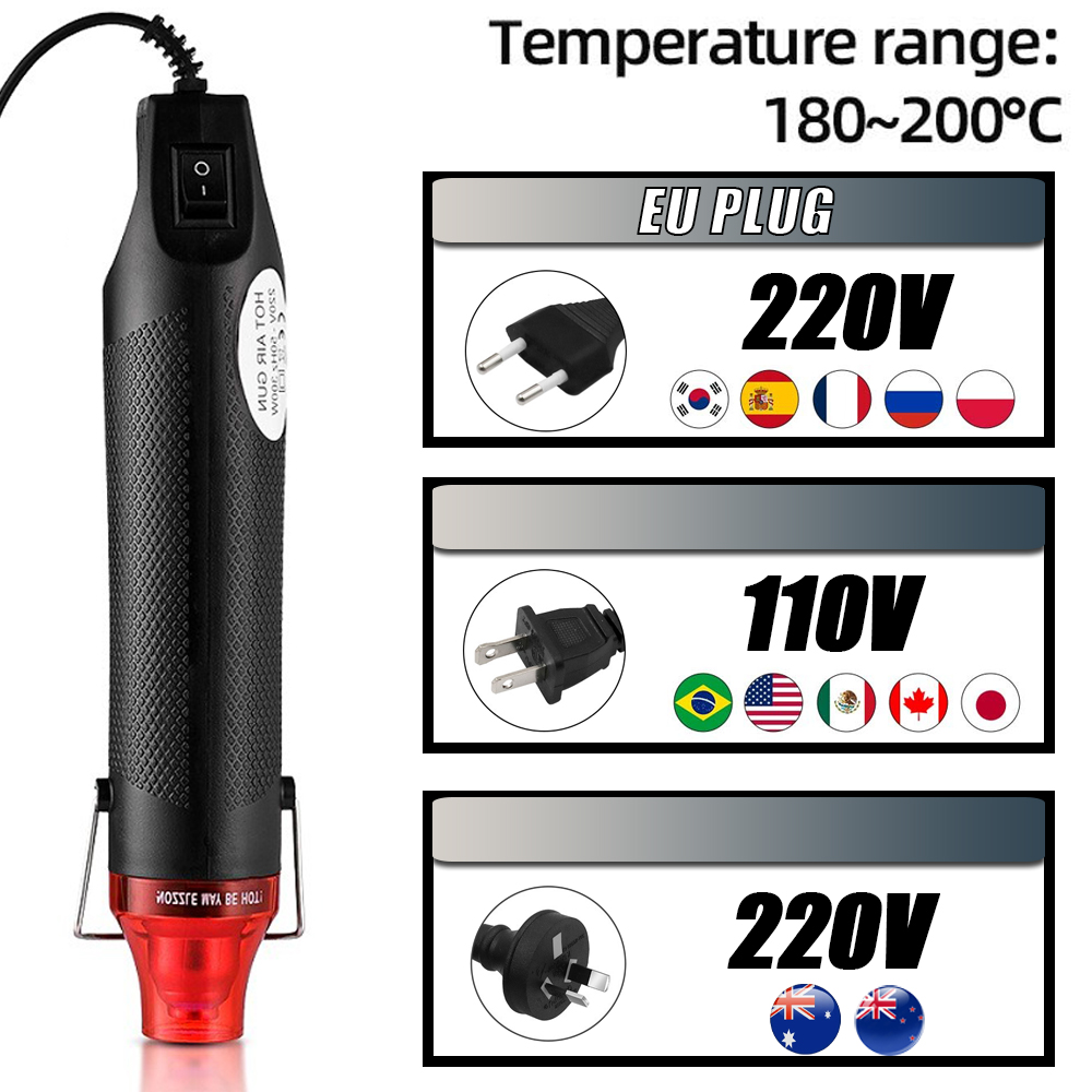 Heat Gun Small - 300W Heteluchtpistool Draagbare Mini Heater voor