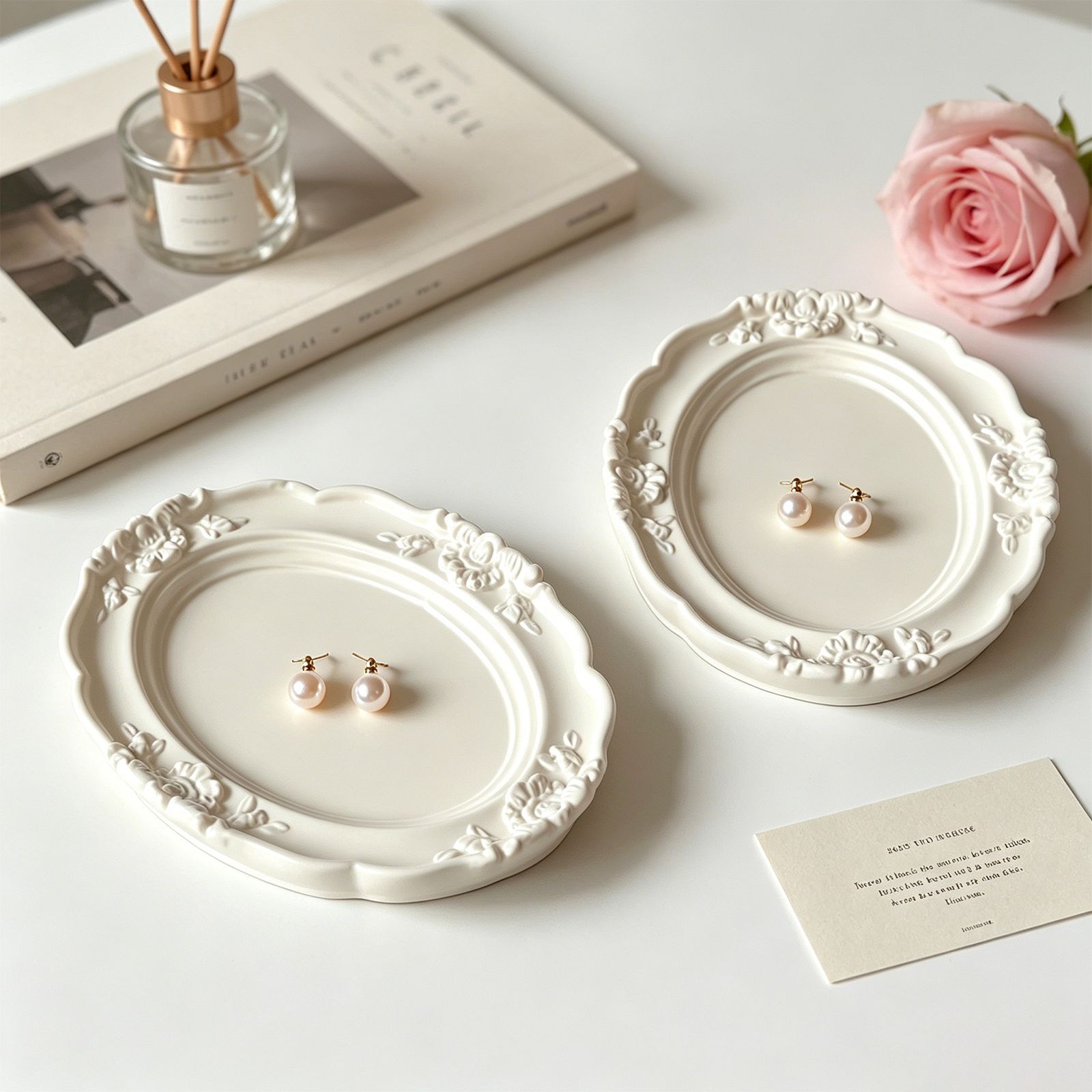 Elegante vintage barokke kant  - Coaster Mold Round recensie en prijs