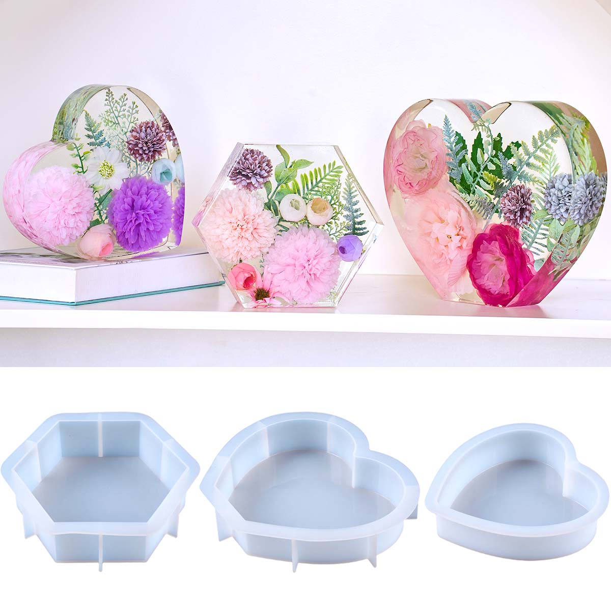 Grote liefde siliconen mal DIY - Resin Craft Ideas recensie en prijs