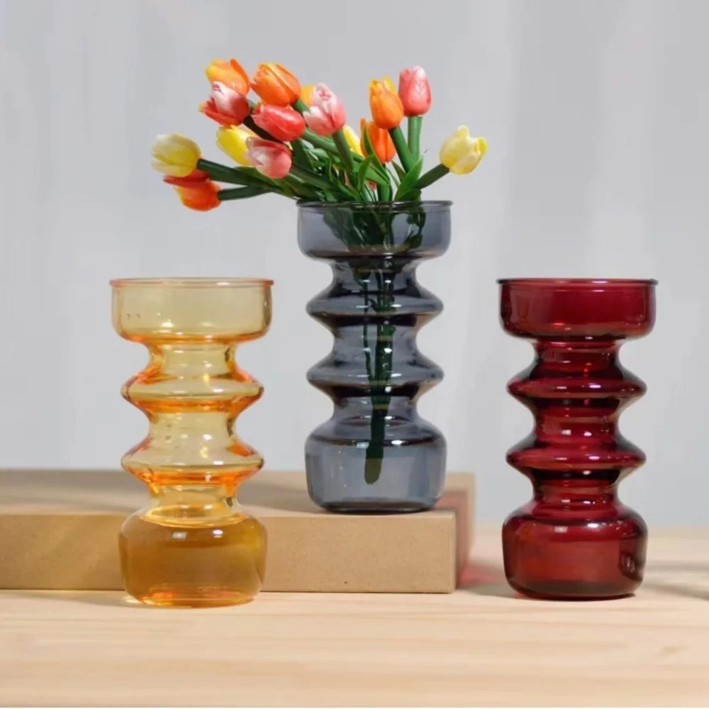 Kleurrijke vazen Glazen orname - Dried Flower Bulk recensie en prijs