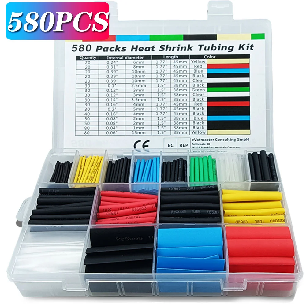 580/530/127PCS Krimpkousset 2: - Heat Gun Small recensie en prijs