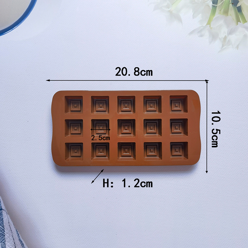 Klassieke Chocoladevorm Vierka - Silicone Mold Tray recensie en prijs