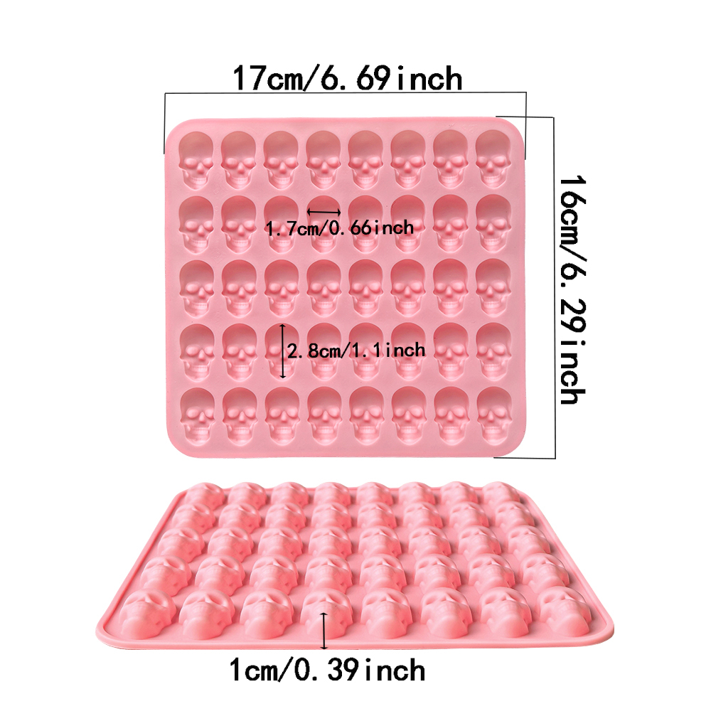 1 st 40 gaten schedelvormige b - Silicone Mold Tray recensie en prijs