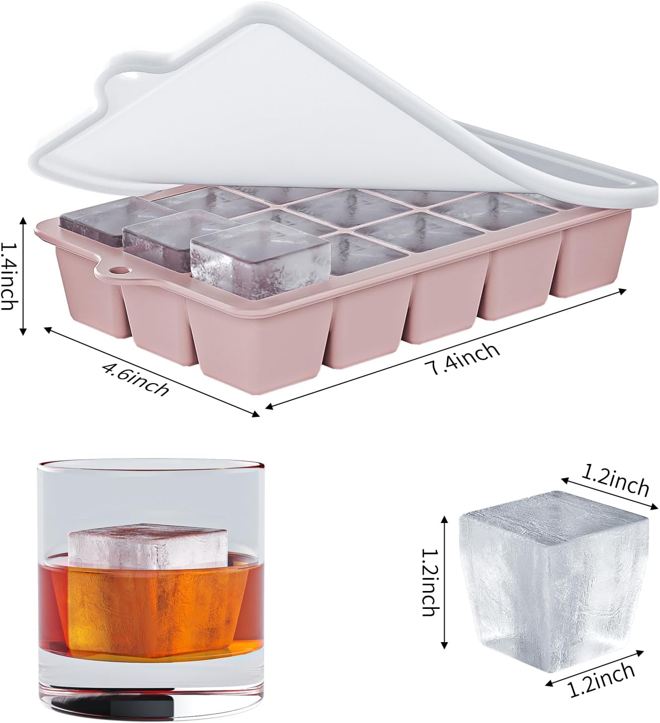 Silicone ijsblokjesvormpjes 3- - Silicone Mold Tray recensie en prijs