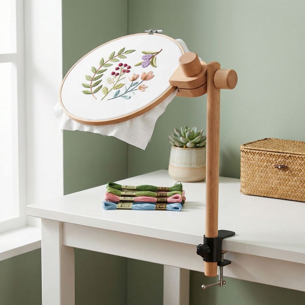 Beukenhouten borduurraam met l - Wood Ring Blank recensie en prijs