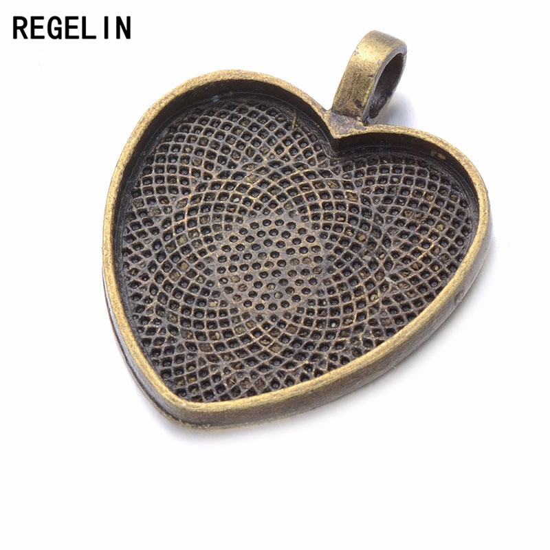 REGELIN Hart Cabochons Instell - Bezels Set Pendant recensie en prijs