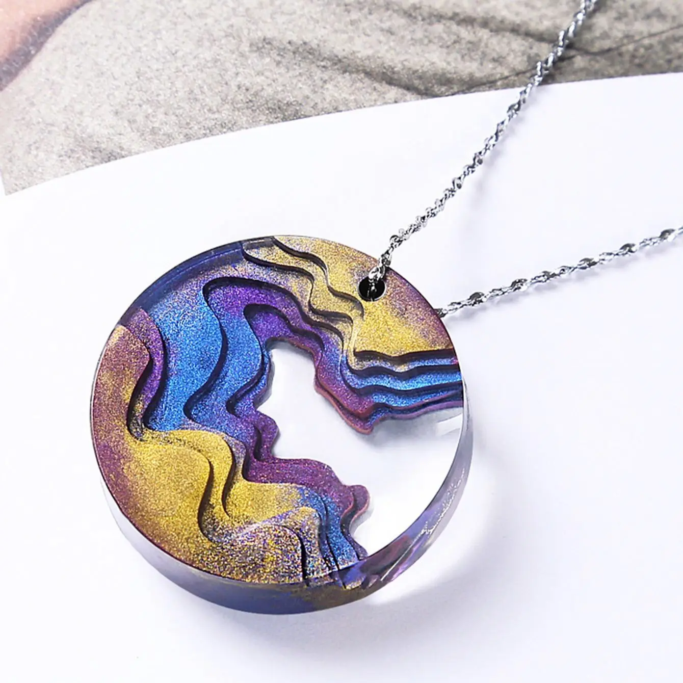 Ronde waterdruppel handgemaakt - Resin Ocean Wave Mold recensie en prijs