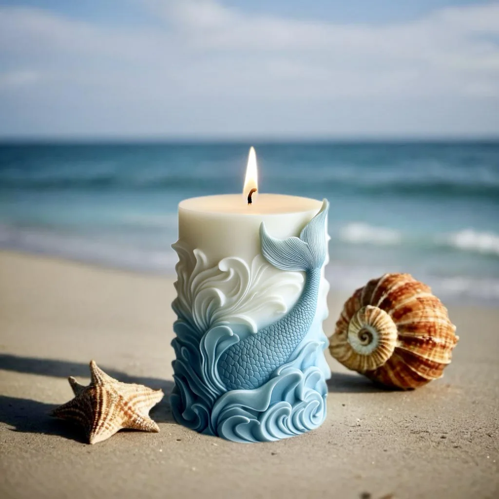 2024 oceaangolf schuim cilindr - Resin Ocean Wave Mold recensie en prijs