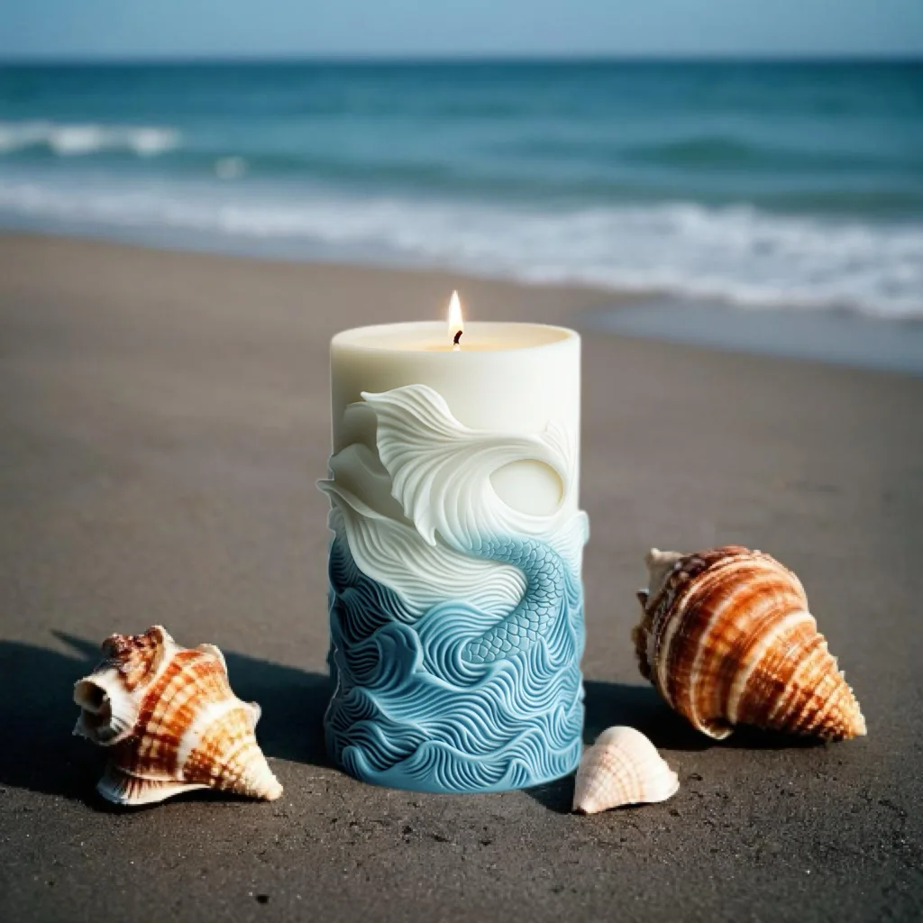 2024 oceaangolf schuim cilindr - Resin Ocean Wave Mold recensie en prijs