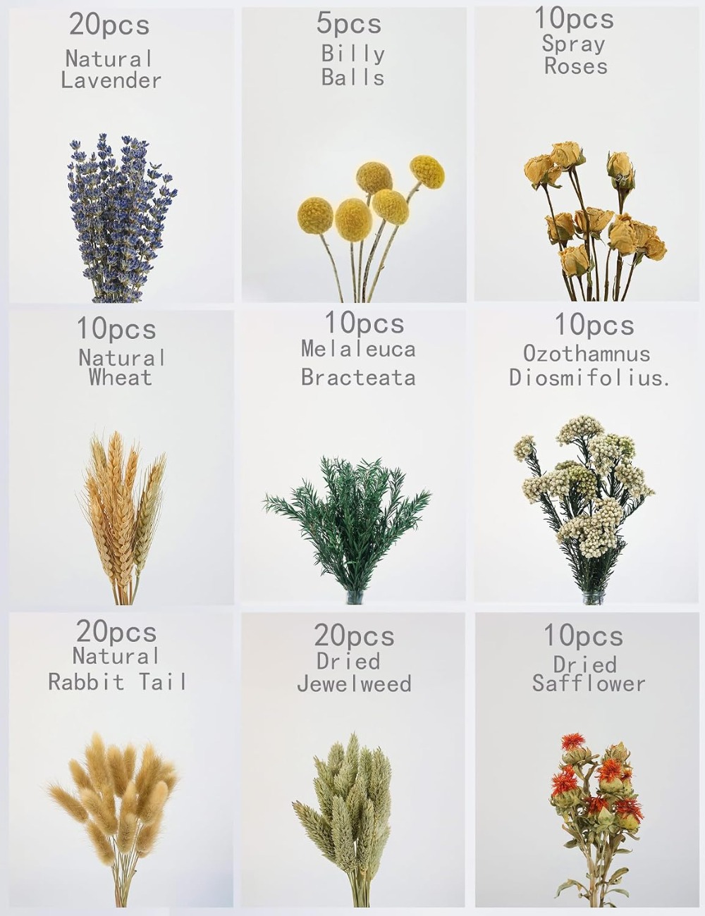 DIY Natuurlijke Gedroogde Bloe - Dried Flower Bulk recensie en prijs