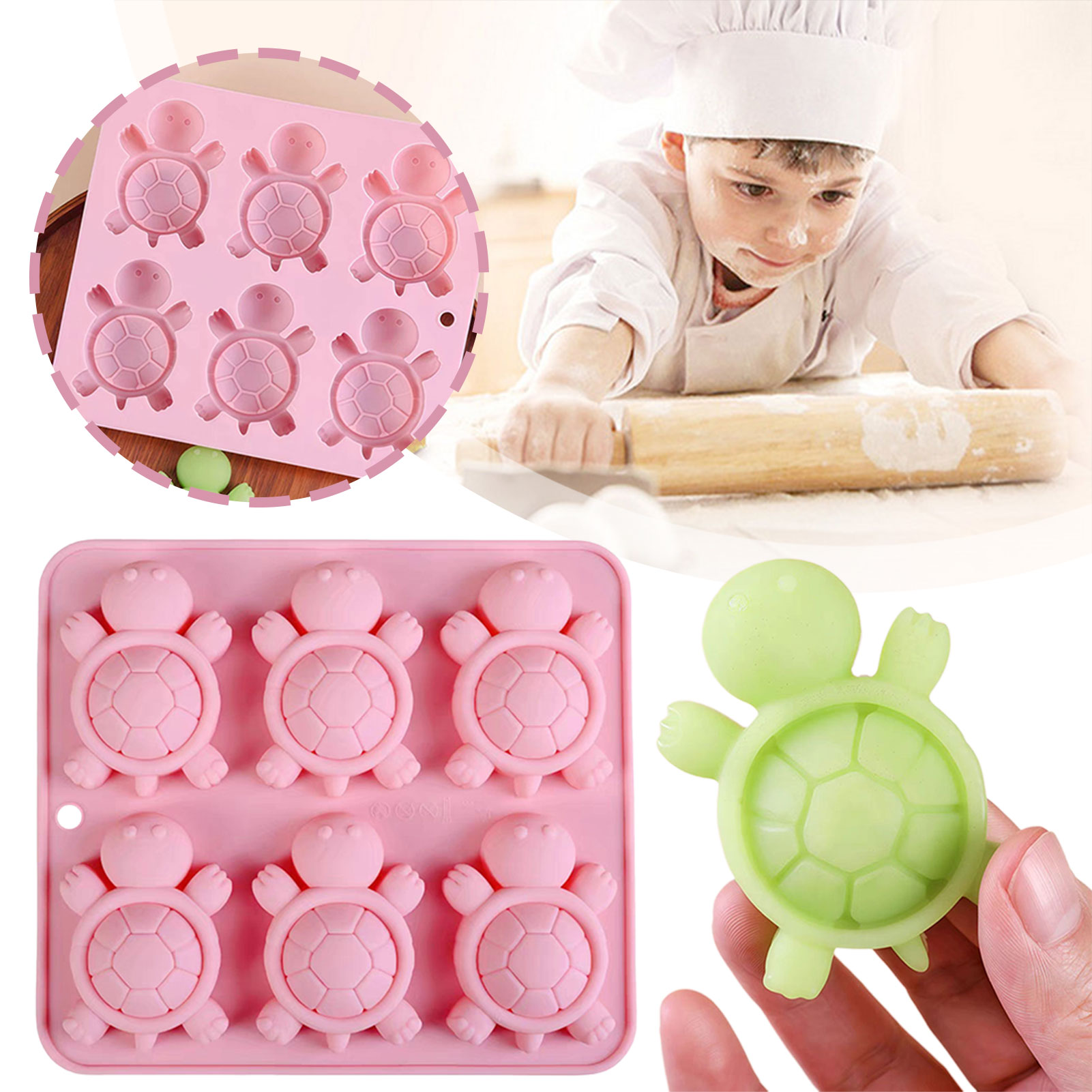 Turtles Ice Tray 3d Tortoises  - Silicone Mold Tray recensie en prijs