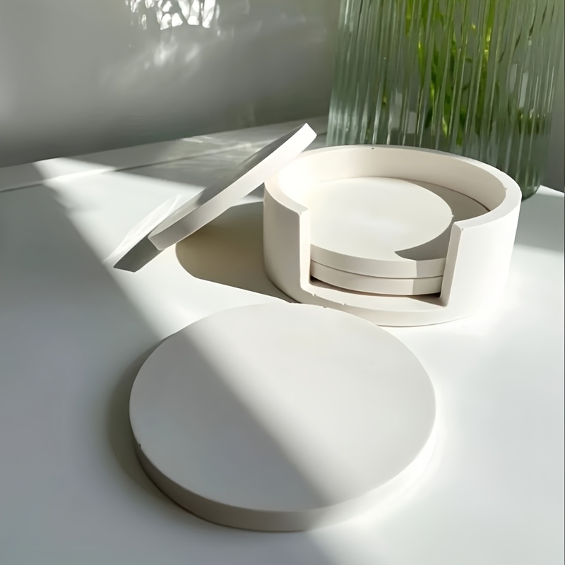 5-delige ronde siliconen malse - Coaster Mold Round recensie en prijs