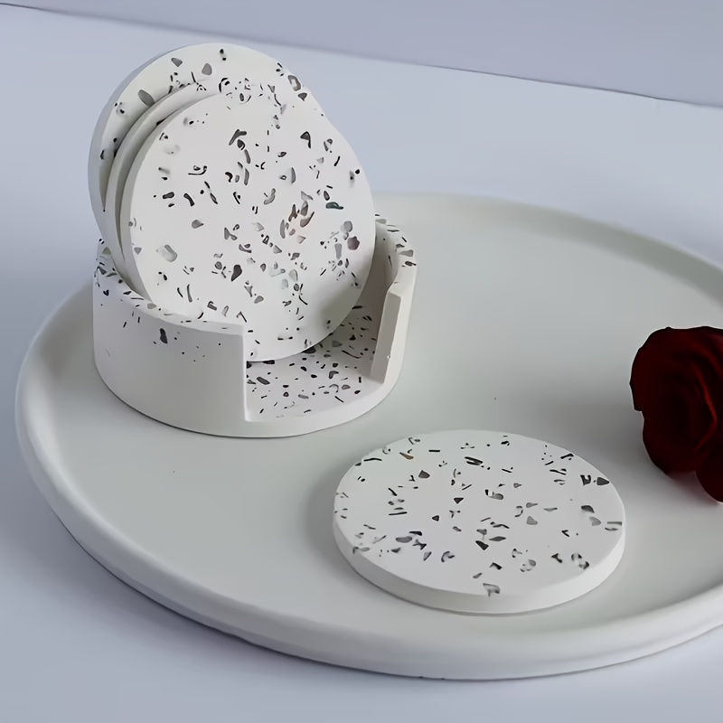 5-delige ronde siliconen malse - Coaster Mold Round recensie en prijs