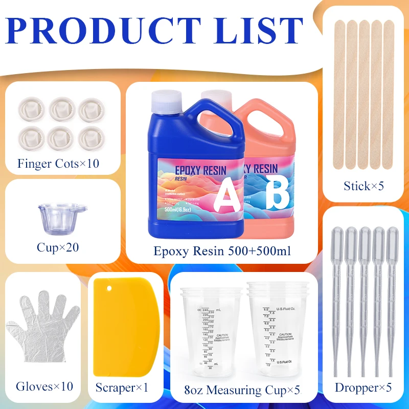 Eenvoudig te mengen epoxyhars  - Resin Jewelry Kit recensie en prijs