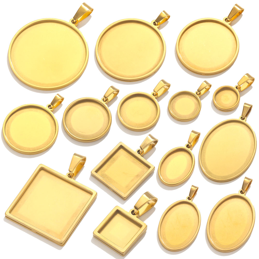 5 Stuks Roestvrijstalen Hanger - Bezels Set Pendant recensie en prijs