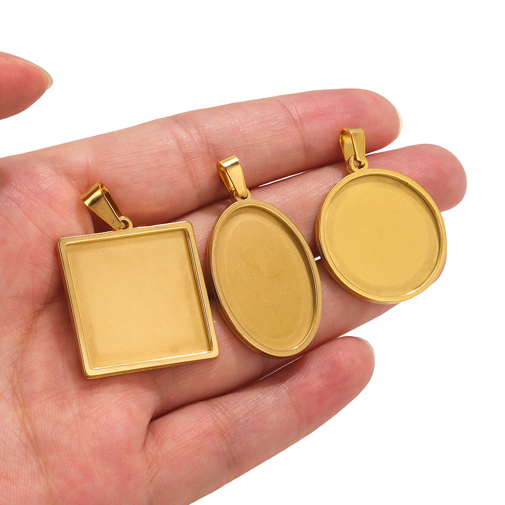 5 Stuks Roestvrijstalen Hanger - Bezels Set Pendant recensie en prijs