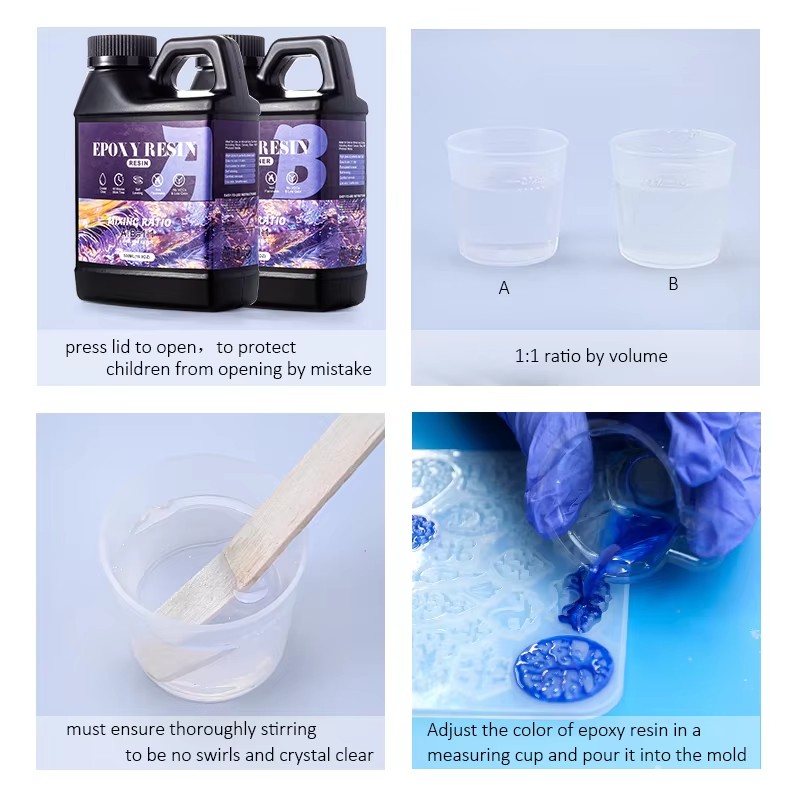 Easy Mix 1:1 Epoxyhars Kit Kri - Gold Foil Flakes recensie en prijs