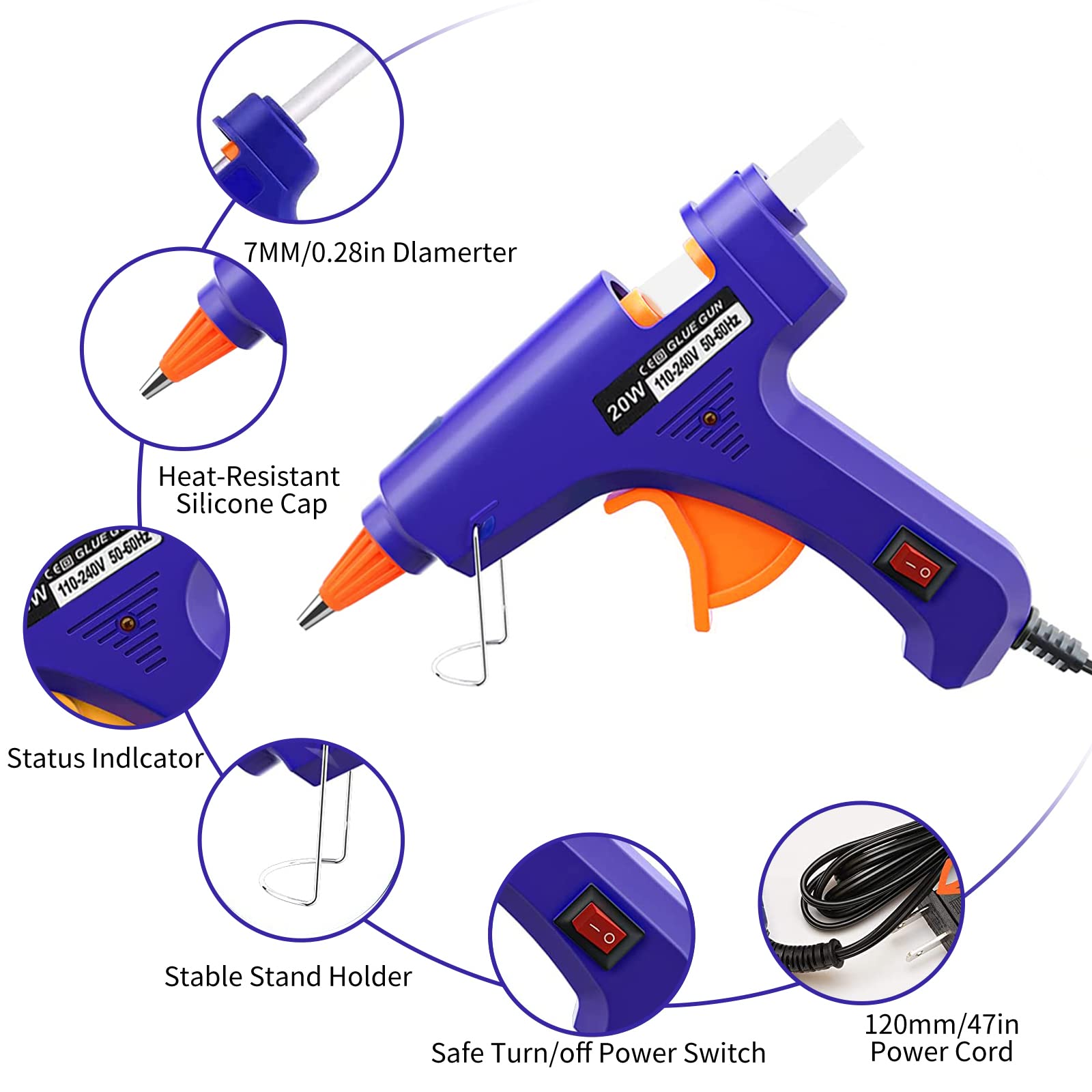 20W Hot Melt Lijmpistool Huish - Heat Gun Small recensie en prijs