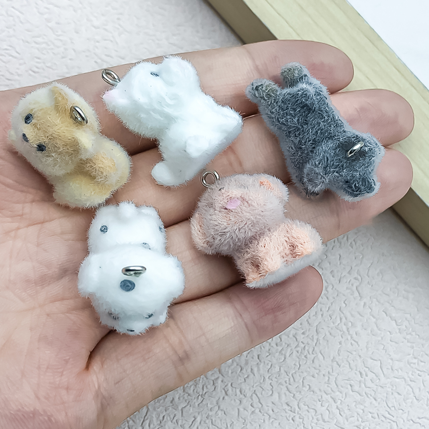 5 stuks & 1 stuk gevlokte hars - Resin Craft Material recensie en prijs