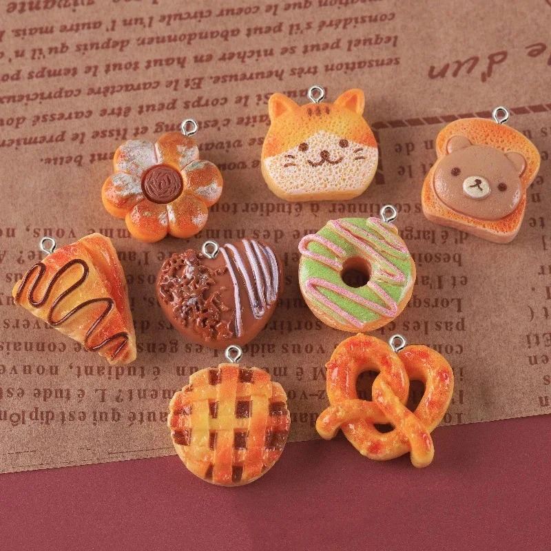 10 stuks schattige nep-voedsel - Resin Crafts Diy recensie en prijs