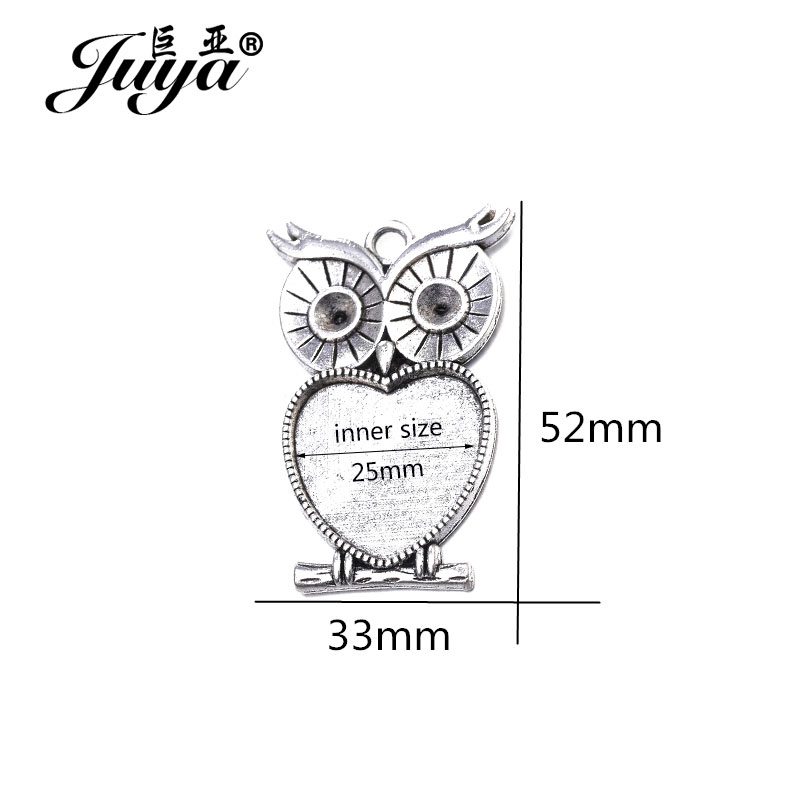 5 stks/partij 25mm Hart Vorm U - Bezels Set Pendant recensie en prijs