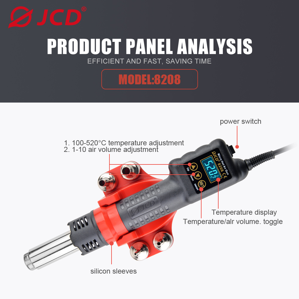 Jcd 750W Micro Heat Gun Rework - Heat Gun Small recensie en prijs