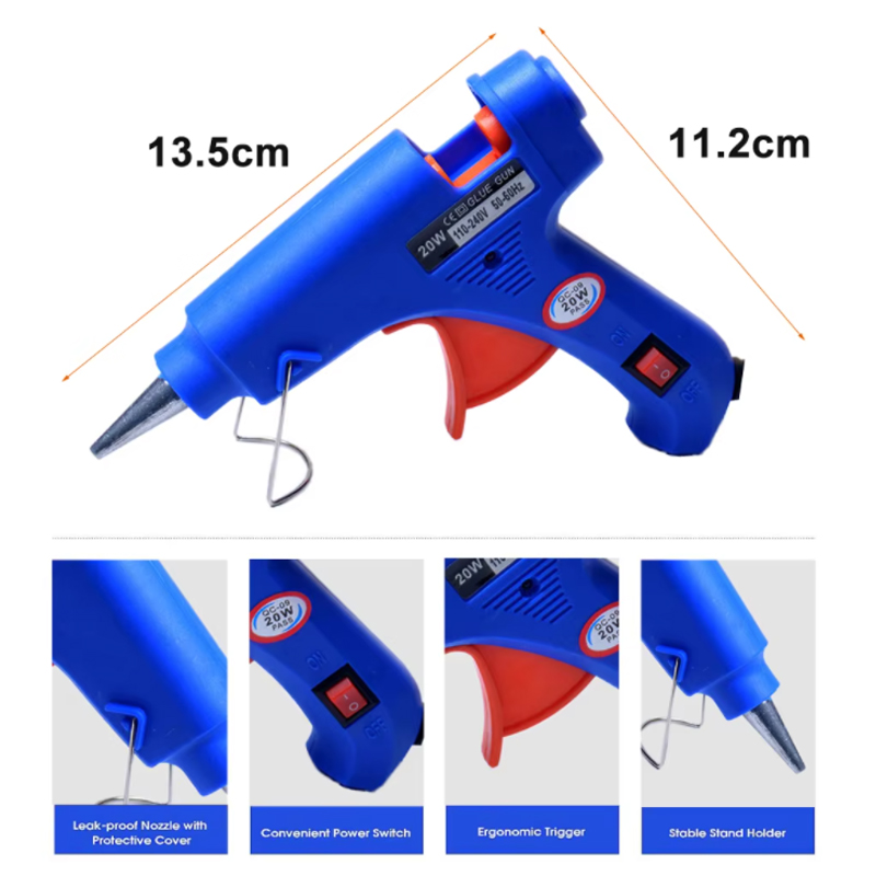 20W EU-stekker lijmpistool. 30 - Heat Gun Small recensie en prijs