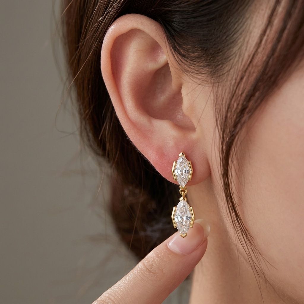 EWYA 3CT Marquise Cut Moissani - Bezels Set Pendant recensie en prijs