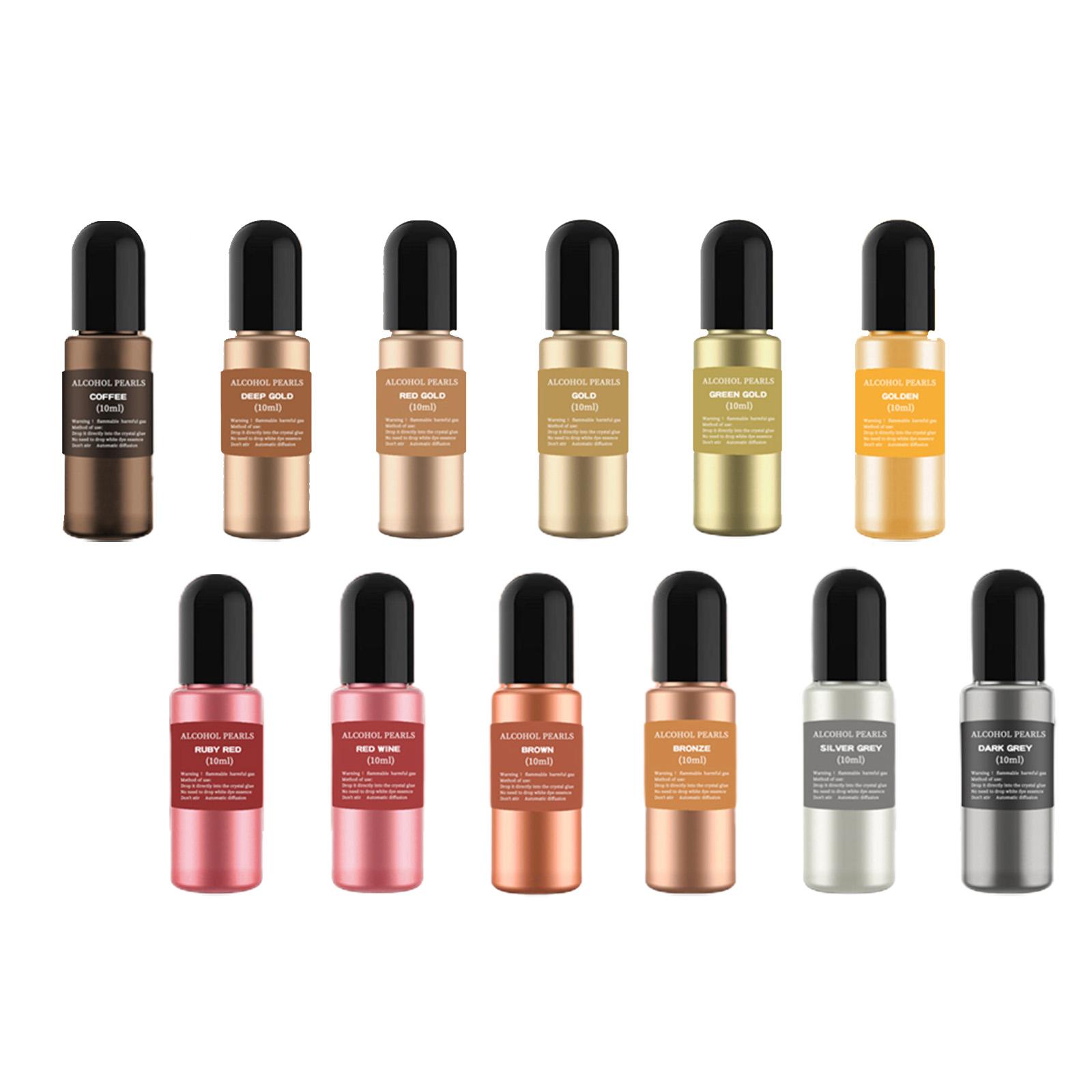 12 Flessen Metallic Alcohol In - Resin Dye Alcohol recensie en prijs