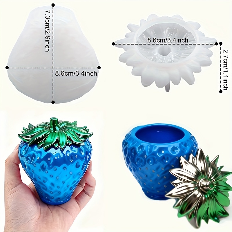 1 stuk aardbeienharsvorm met d - Resin Craft Ideas recensie en prijs