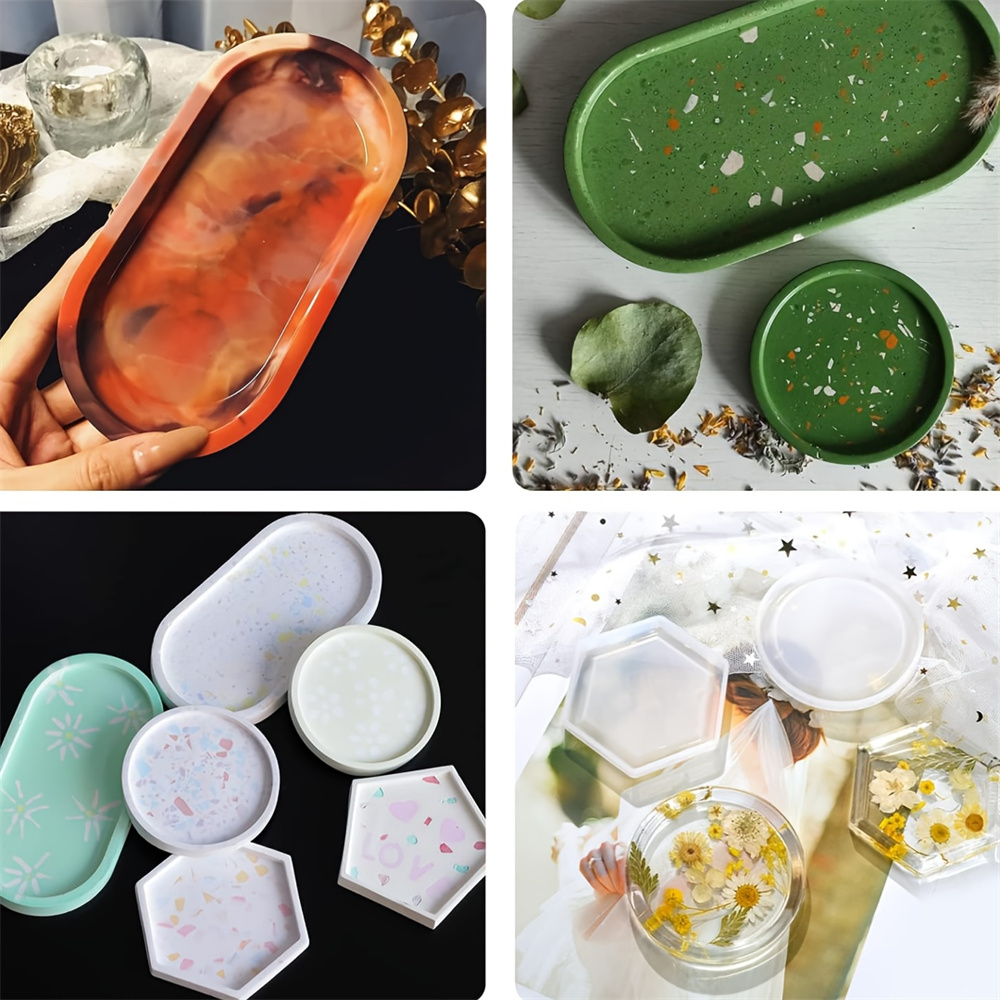 4 Stks/set Opbergbak Onderzett - Serving Tray Mold recensie en prijs
