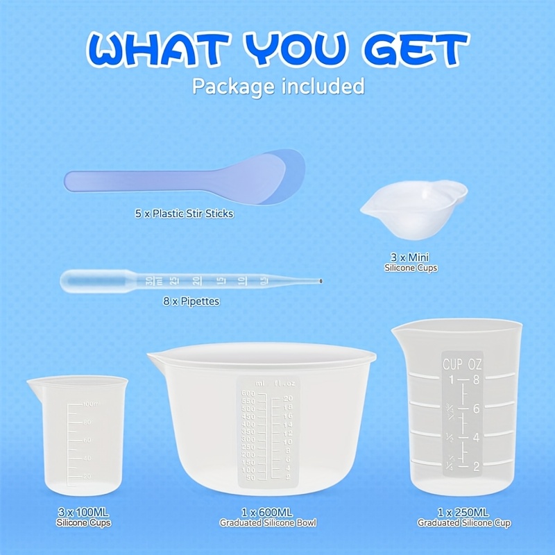 Siliconenhars meng- en maatbek - Mixing Cup Silicone recensie en prijs