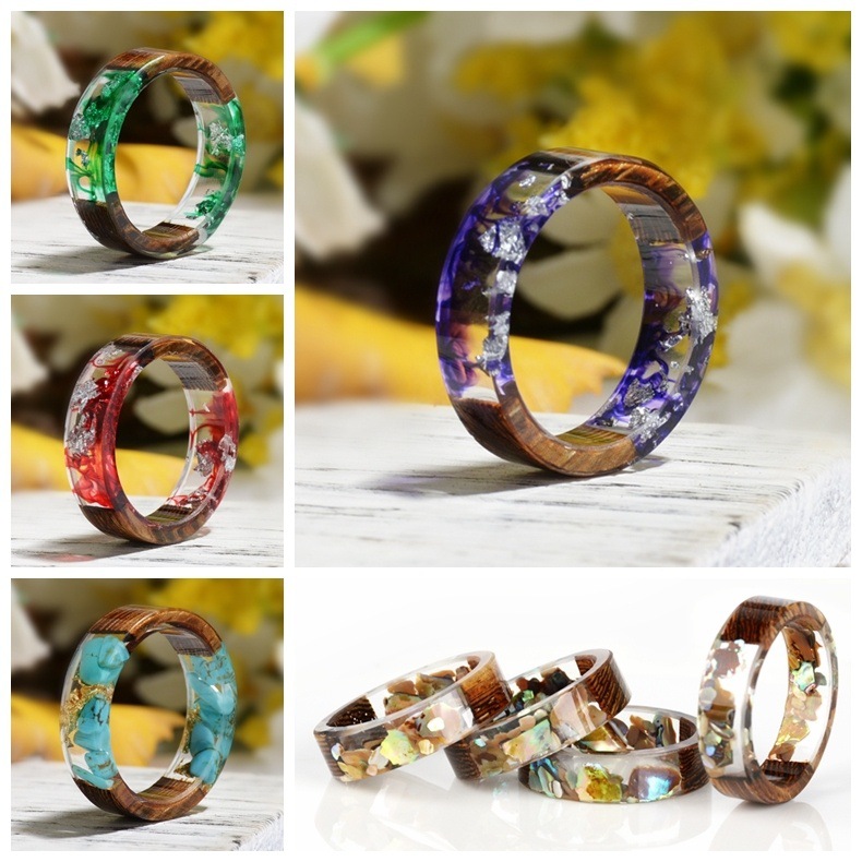 Creatieve Houten Hars Ring voo - Dried Flower Bulk recensie en prijs
